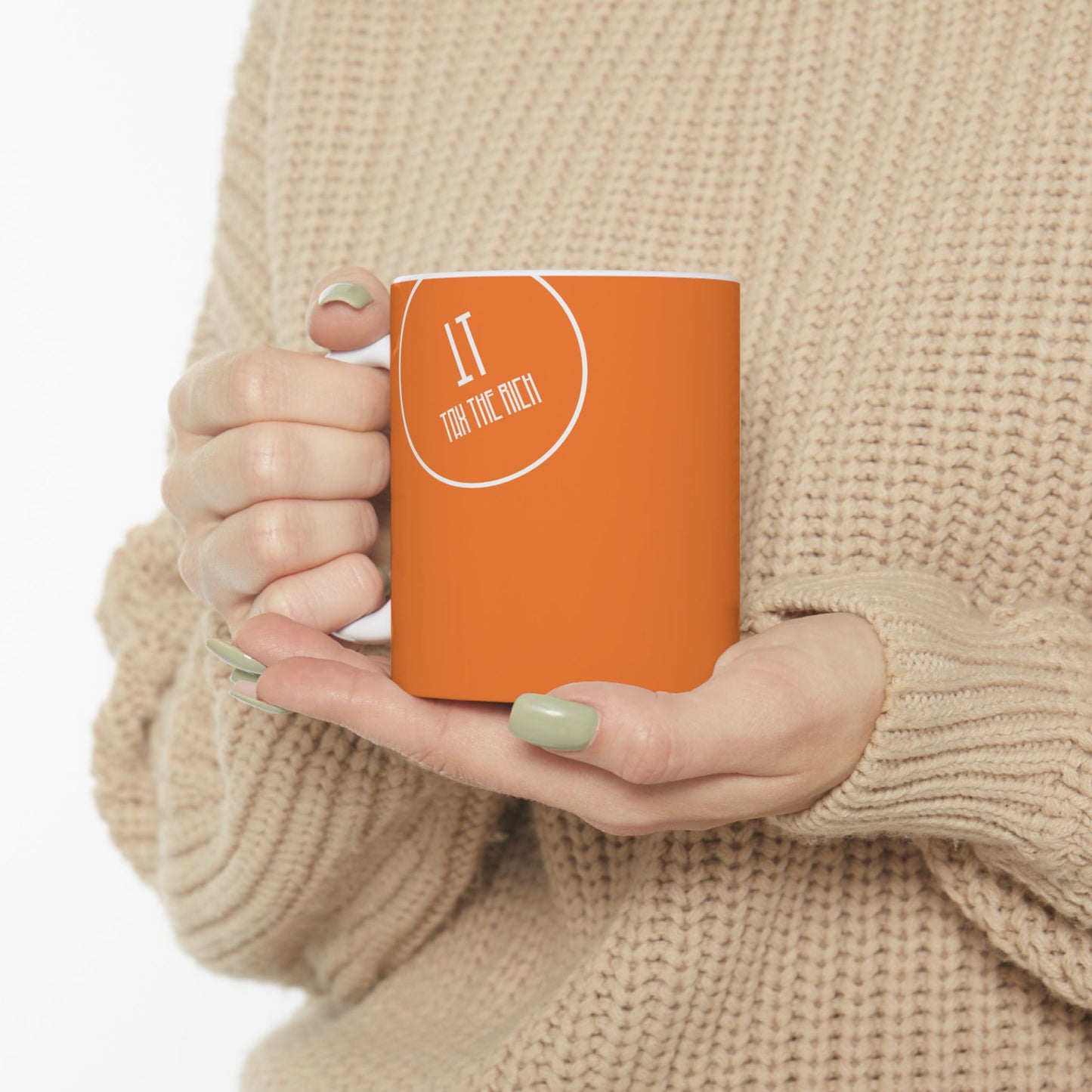 Ceramic Coffee Mug (Orange)- Perfect Gift for Any Occasion