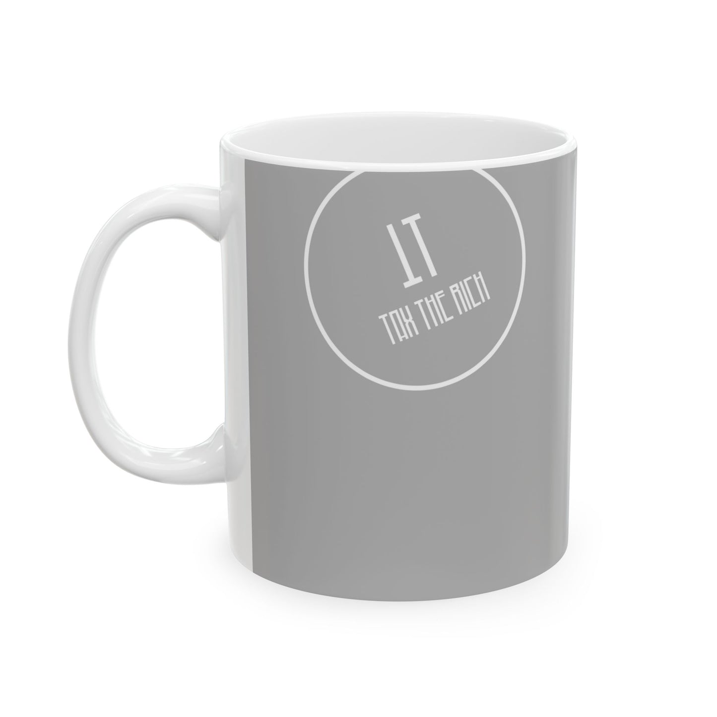 Ceramic Coffee Mug (Light Grey)- Perfect Gift for Any Occasion