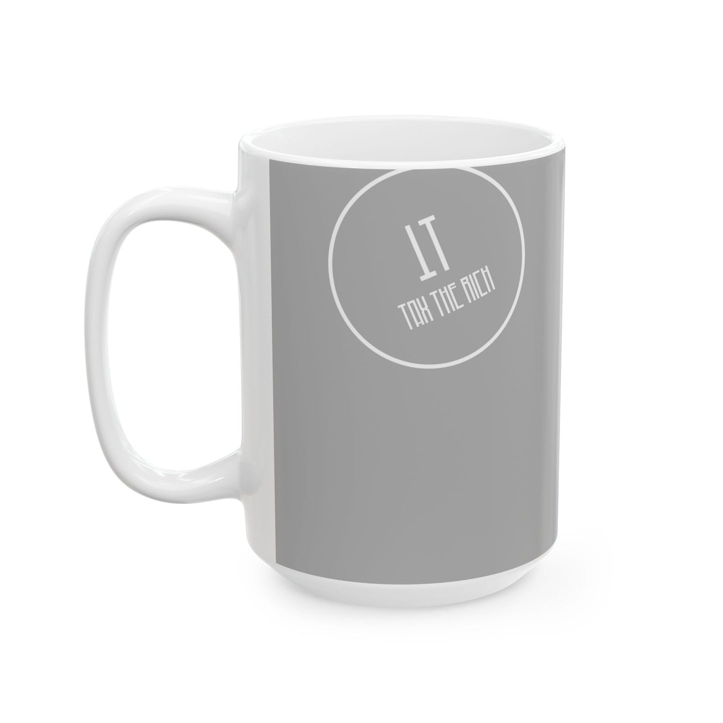 Ceramic Coffee Mug (Light Grey)- Perfect Gift for Any Occasion