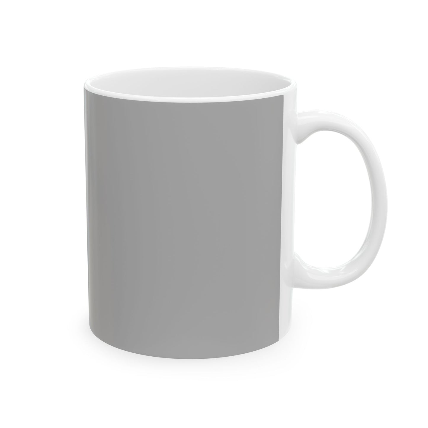 Ceramic Coffee Mug (Light Grey)- Perfect Gift for Any Occasion