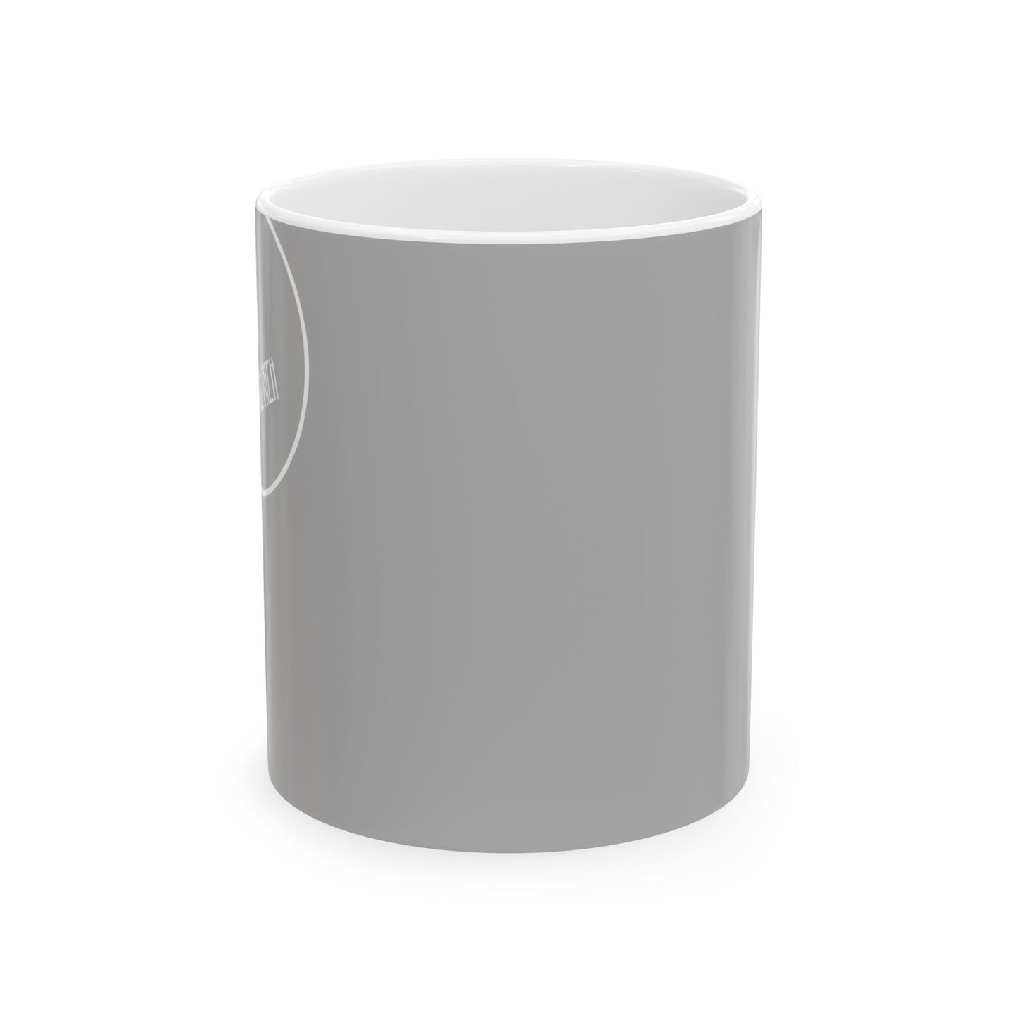 Ceramic Coffee Mug (Light Grey)- Perfect Gift for Any Occasion