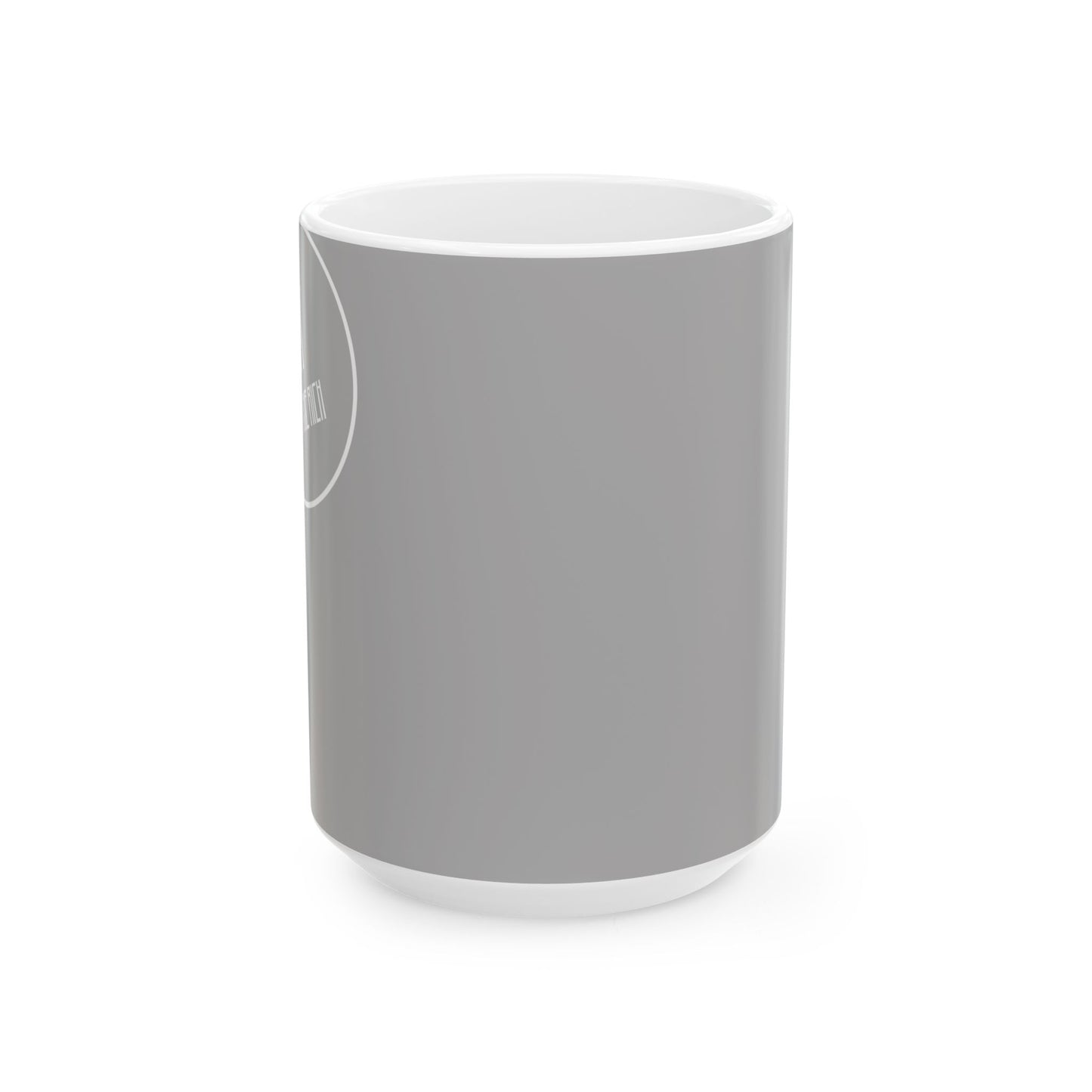 Ceramic Coffee Mug (Light Grey)- Perfect Gift for Any Occasion