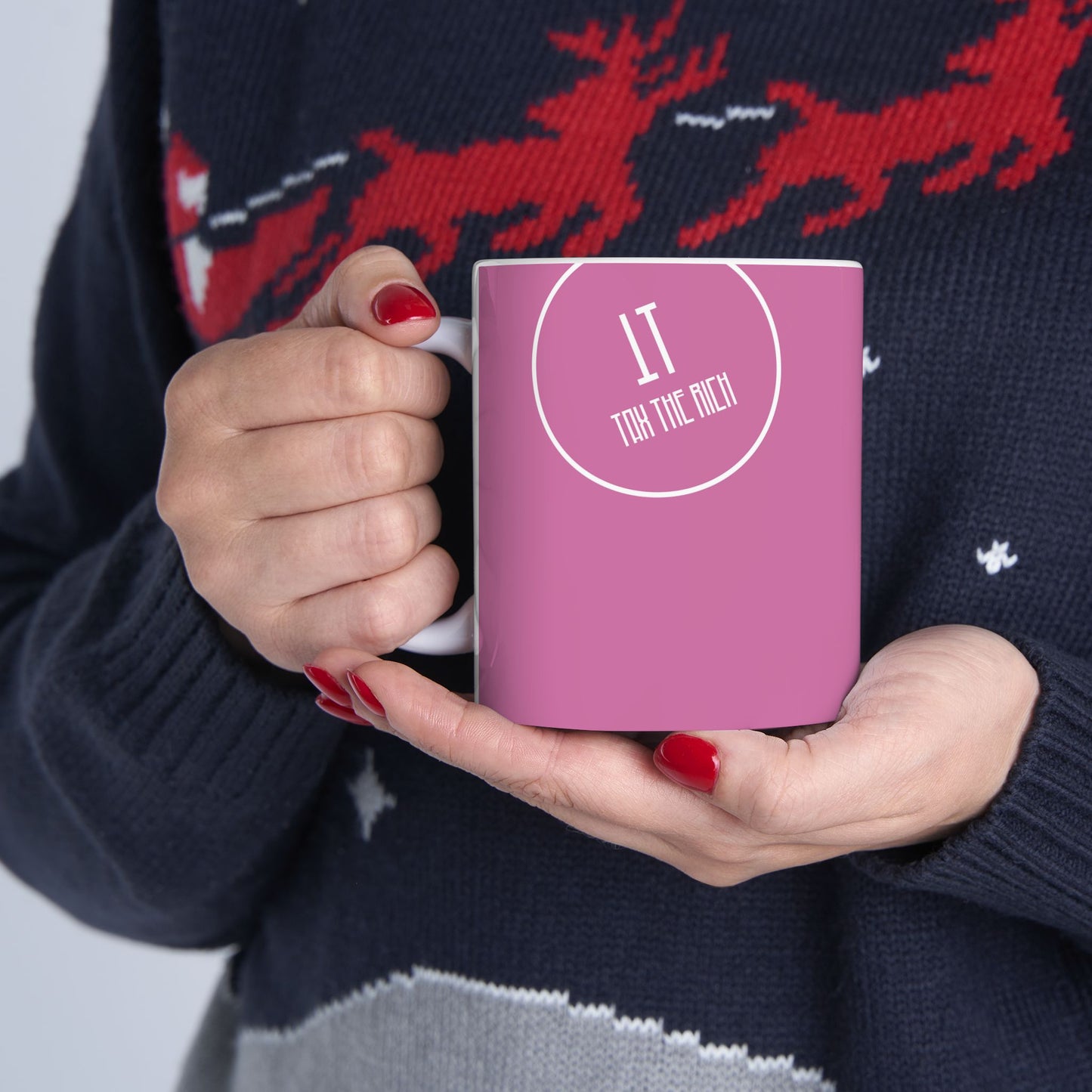Ceramic Coffee Mug (Pink)- Perfect Gift for Any Occasion