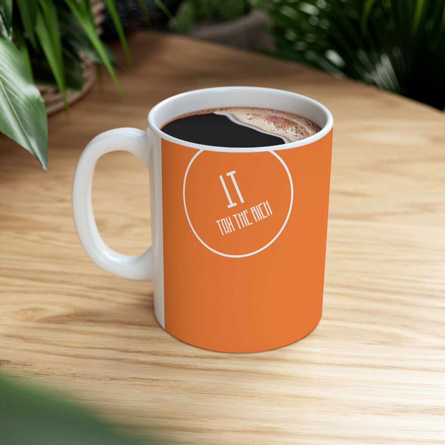 Ceramic Coffee Mug (Orange)- Perfect Gift for Any Occasion