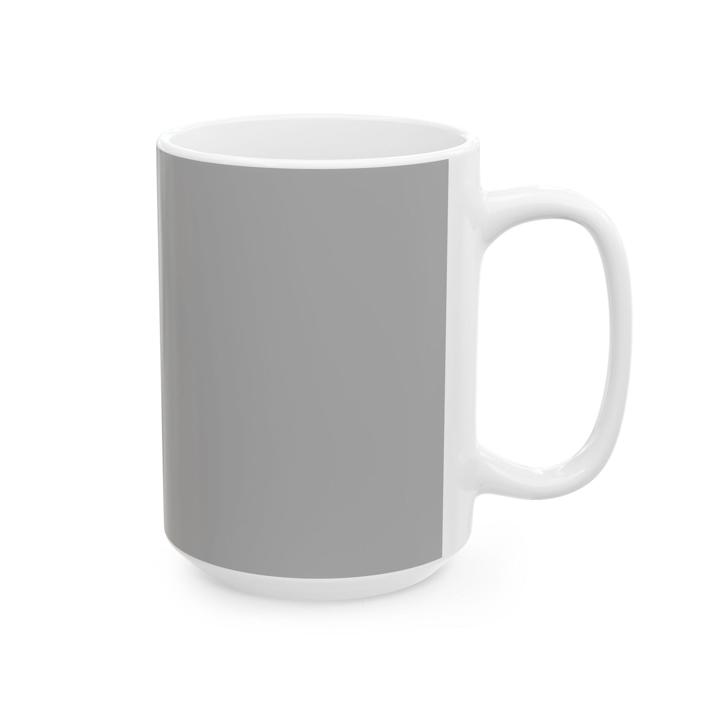 Ceramic Coffee Mug (Light Grey)- Perfect Gift for Any Occasion