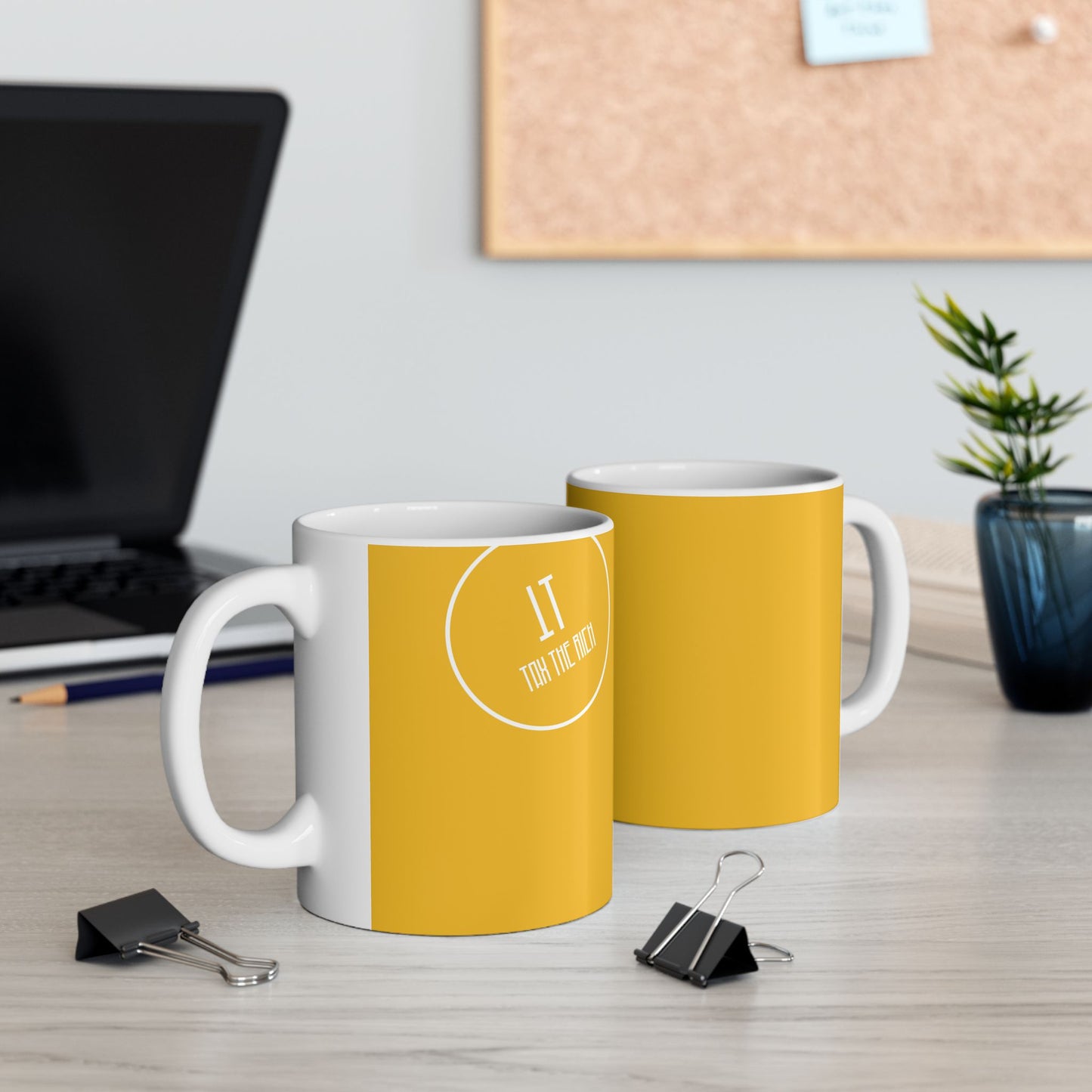 Ceramic Coffee Mug (Yellow)- Perfect Gift for Any Occasion