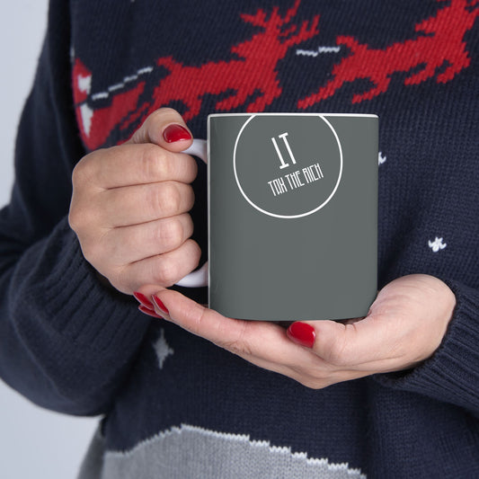 Ceramic Coffee Mug (Dark Grey)- Perfect Gift for Any Occasion