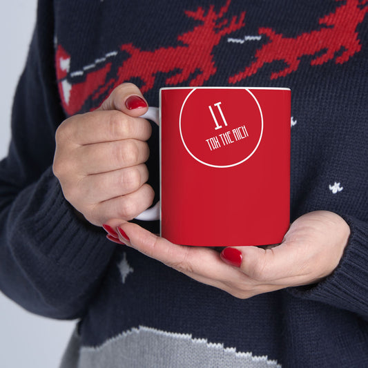 Ceramic Coffee Mug (Dark Red)- Perfect Gift for Any Occasion