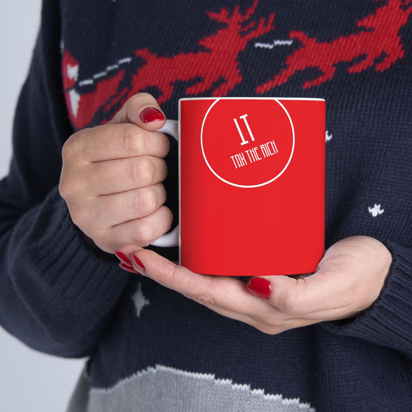 Ceramic Coffee Mug (Red)- Perfect Gift for Any Occasion